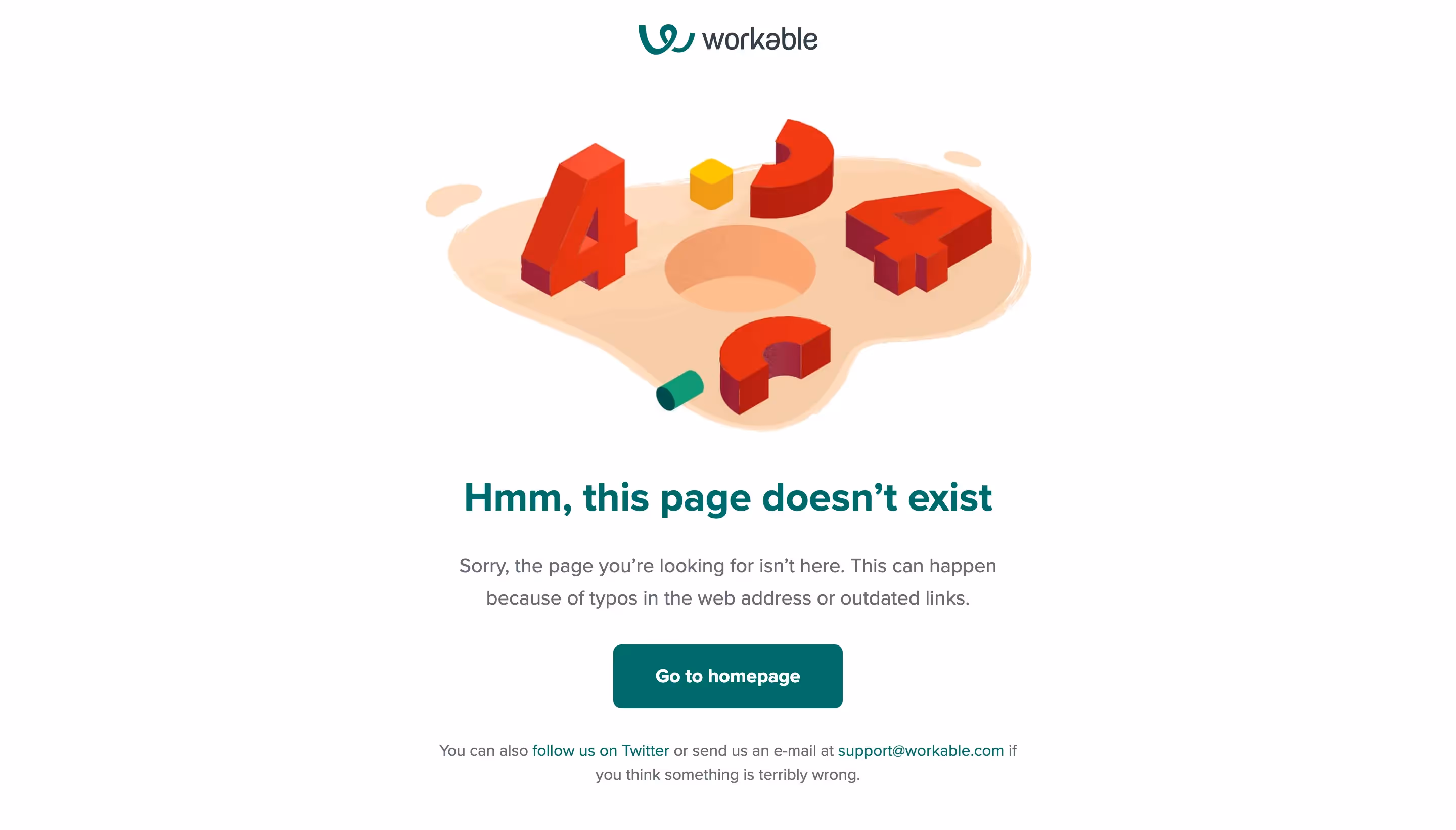 Workable 404 Page