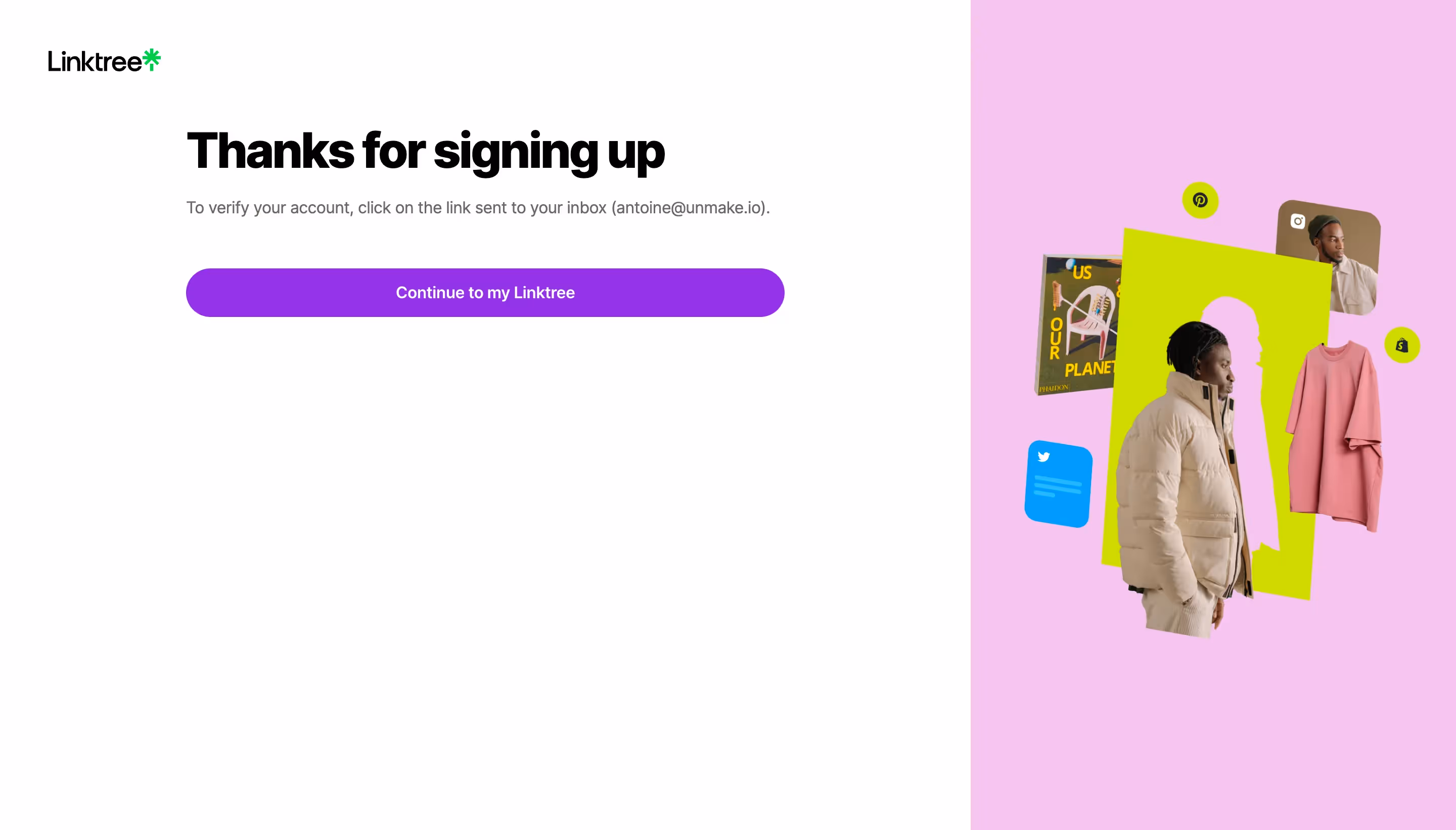 Linktree Verification