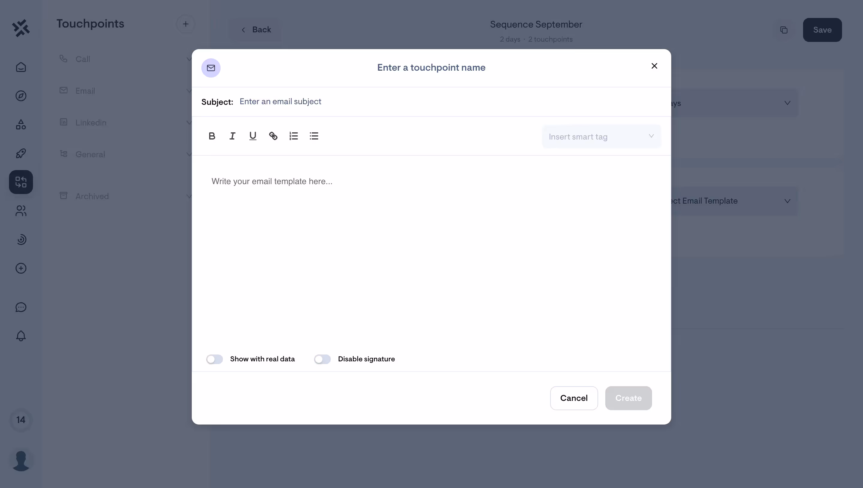 Sellx Create A Sequence