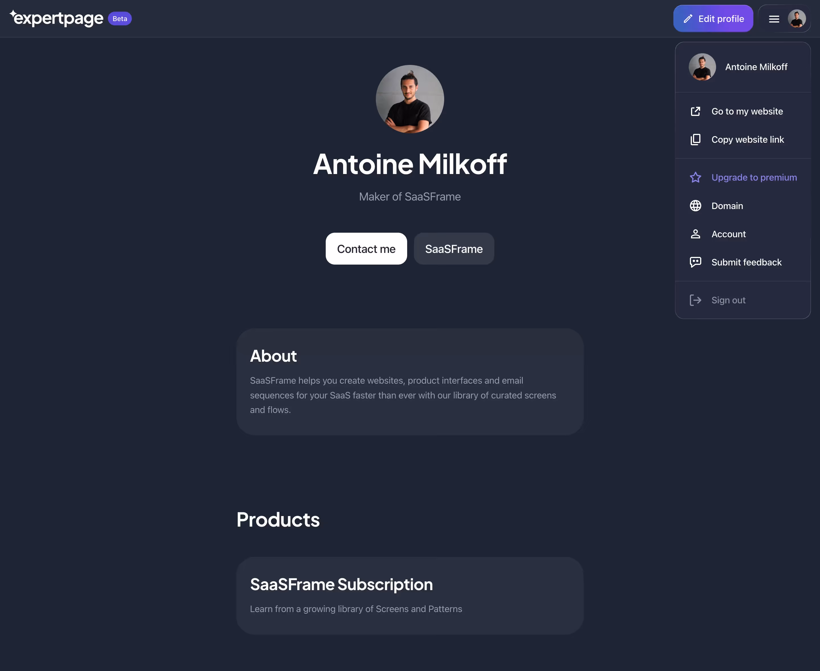 Expertpage Page Preview