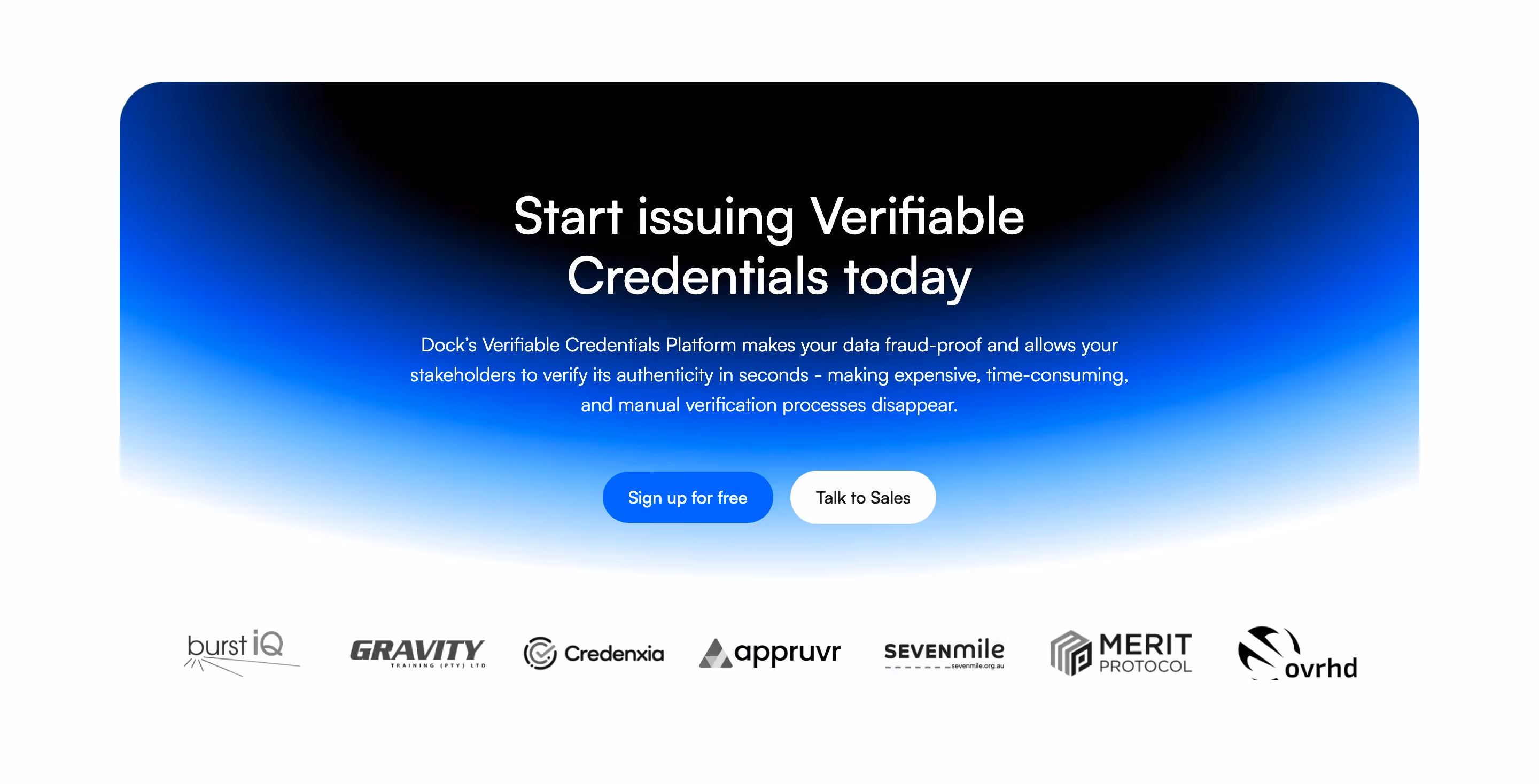 Dock Call To Action Section