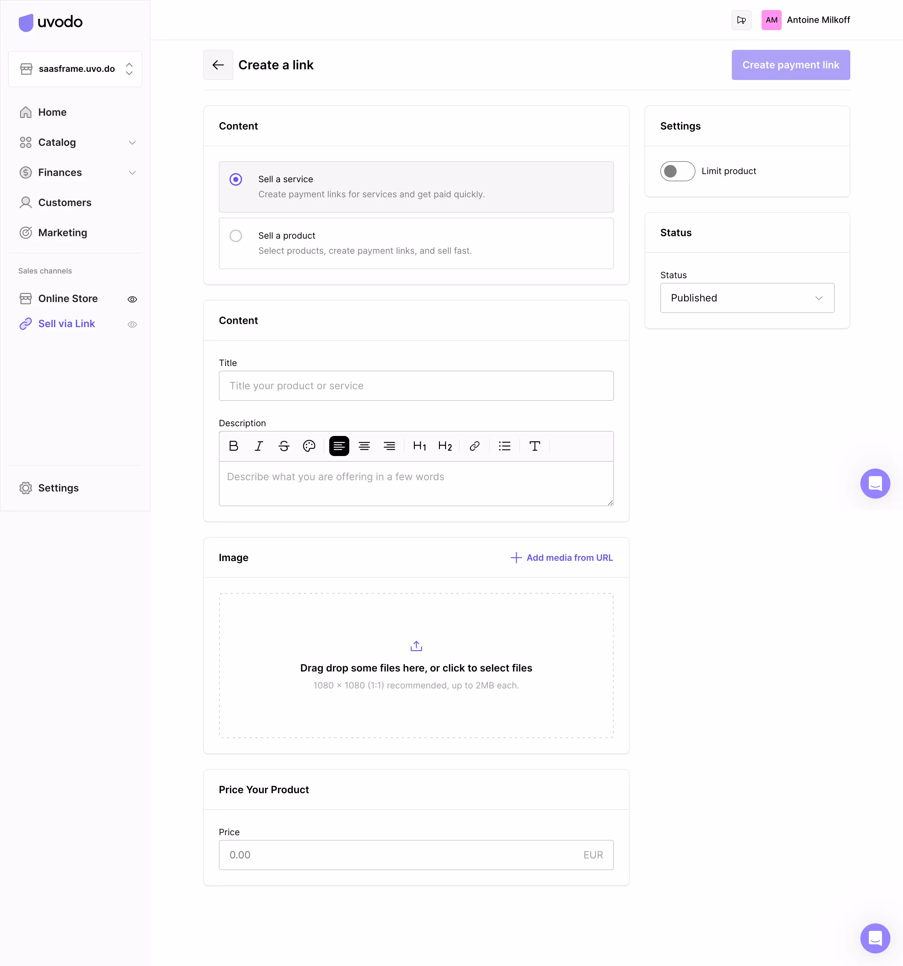 Uvodo Uvodo Create A Link
