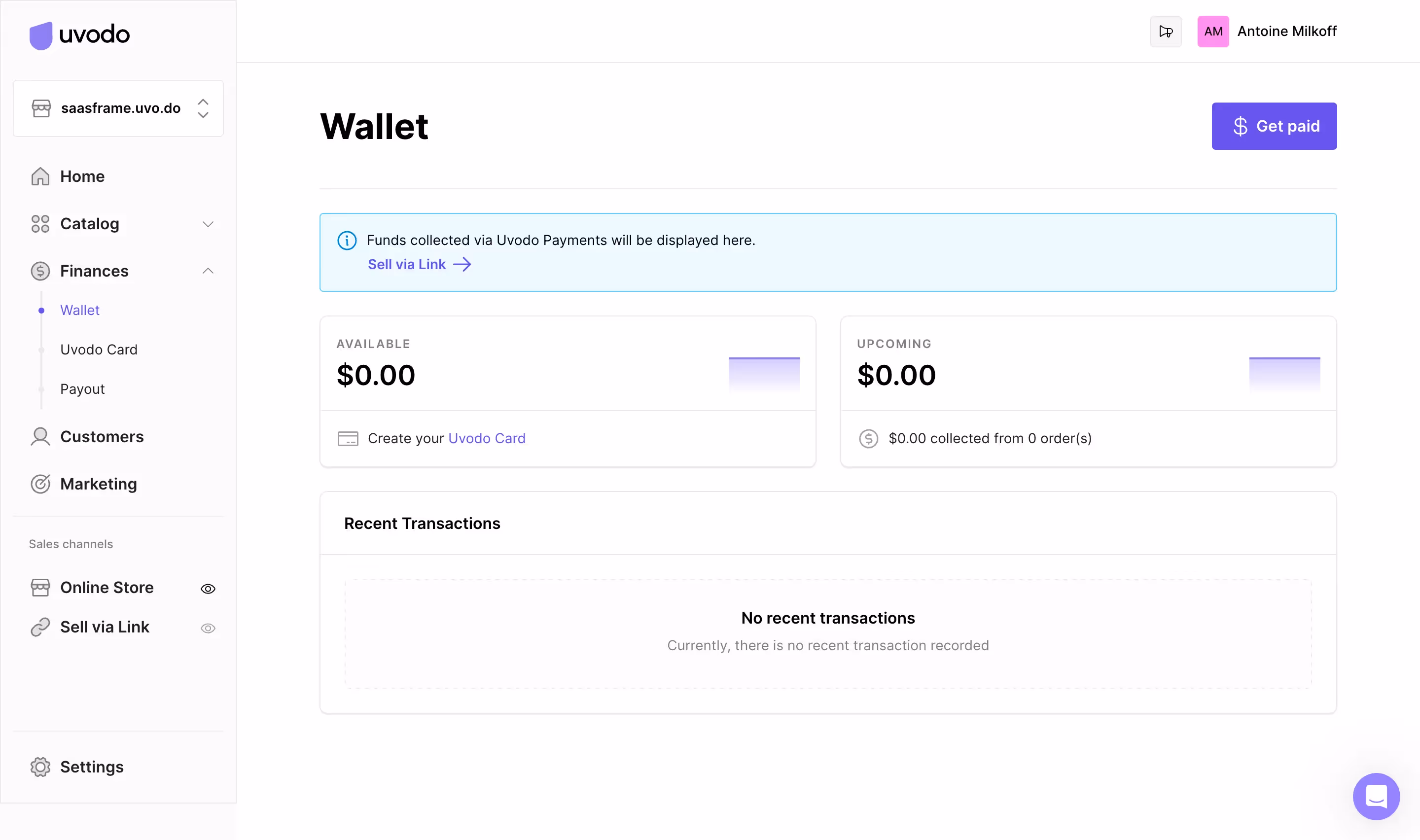 Uvodo Uvodo Dashboard