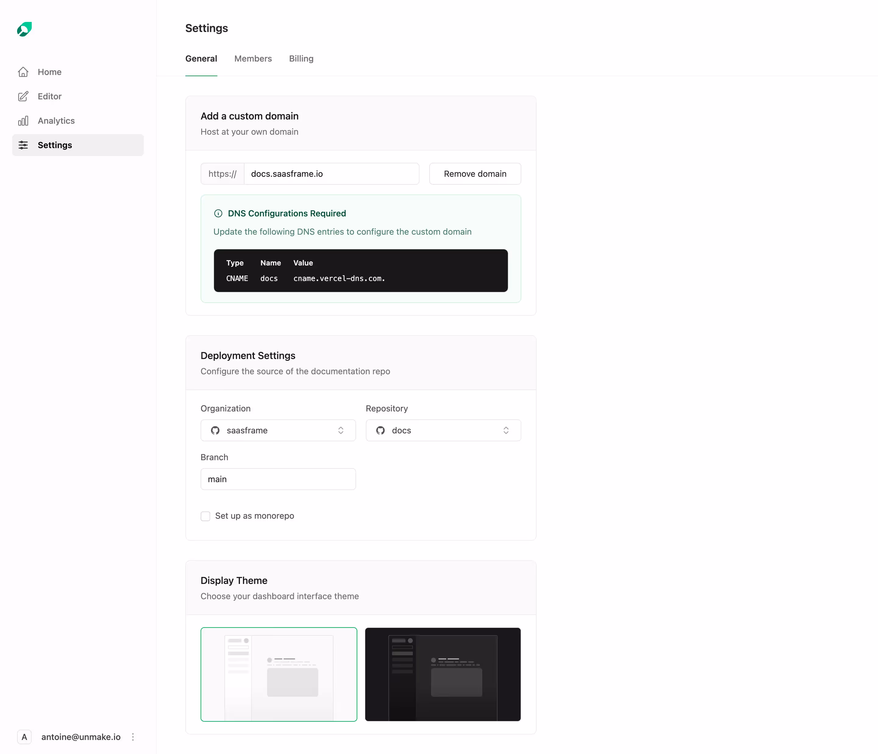 Mintlify Add Custom Domain