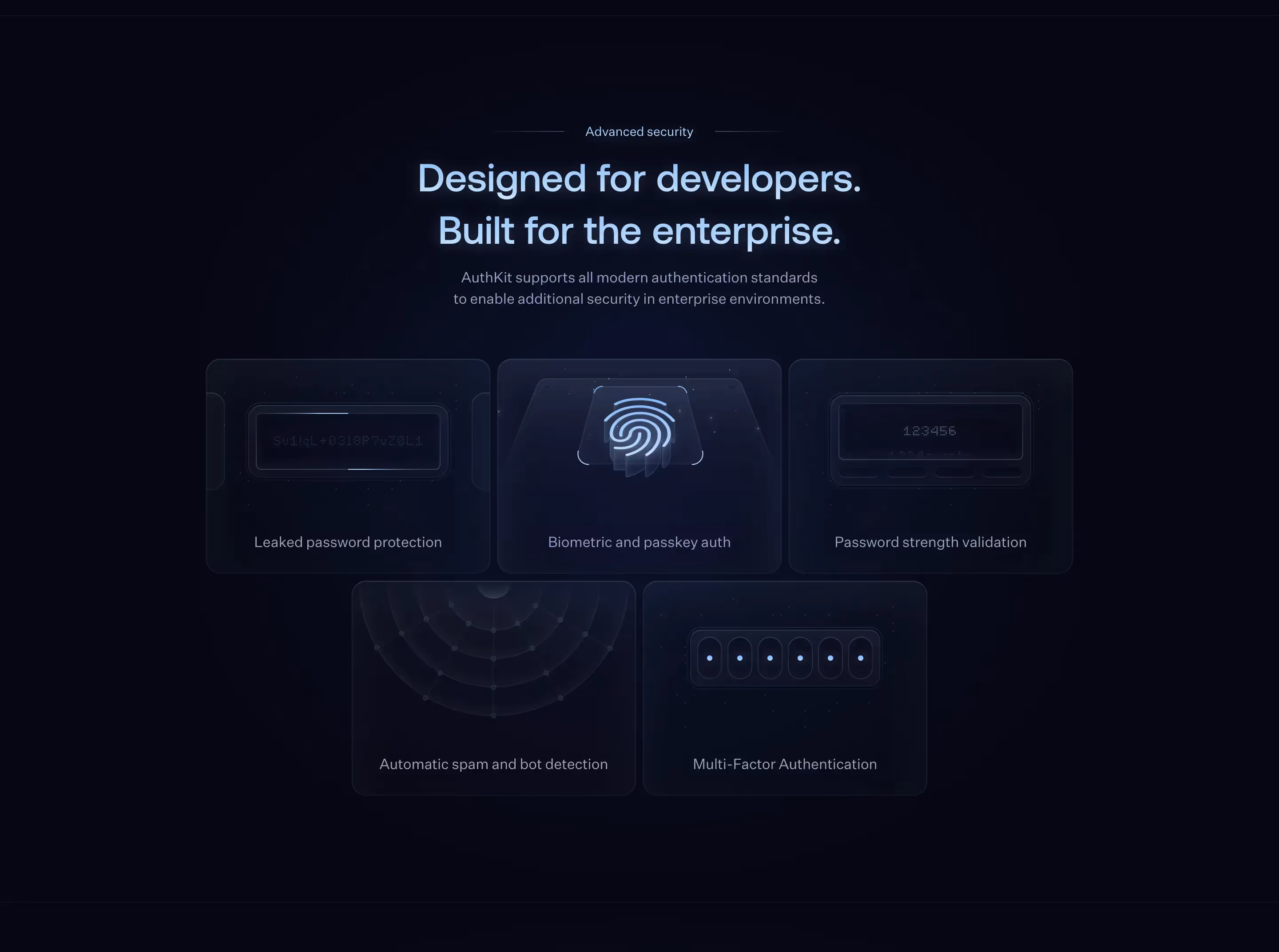 WorkOS Bento Grid Section