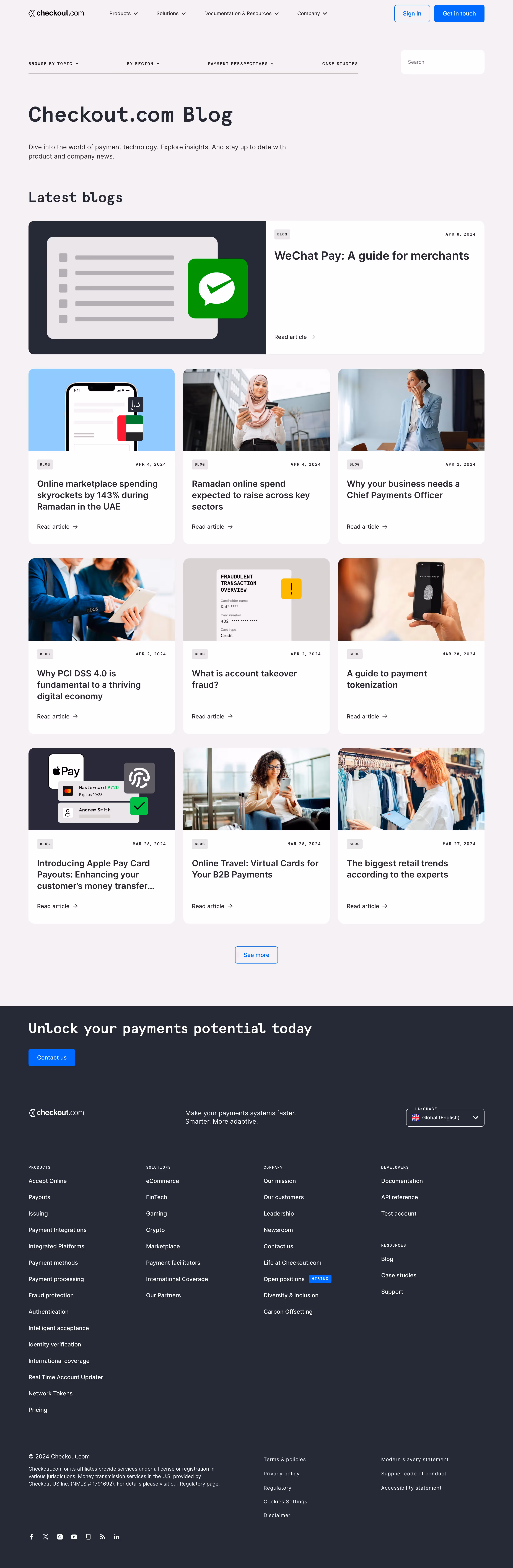 Checkout.com Blog Feed
