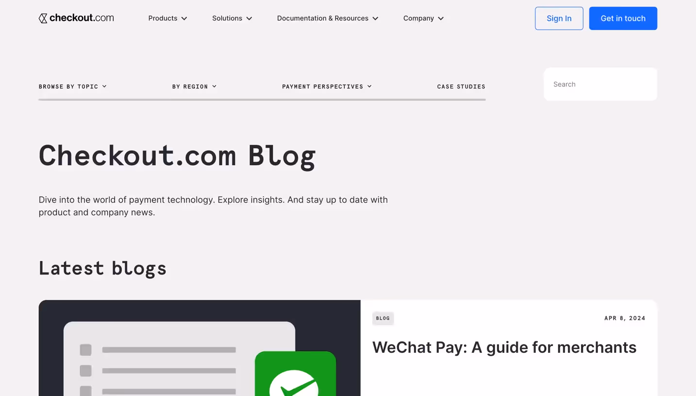 Checkout.com Blog Feed