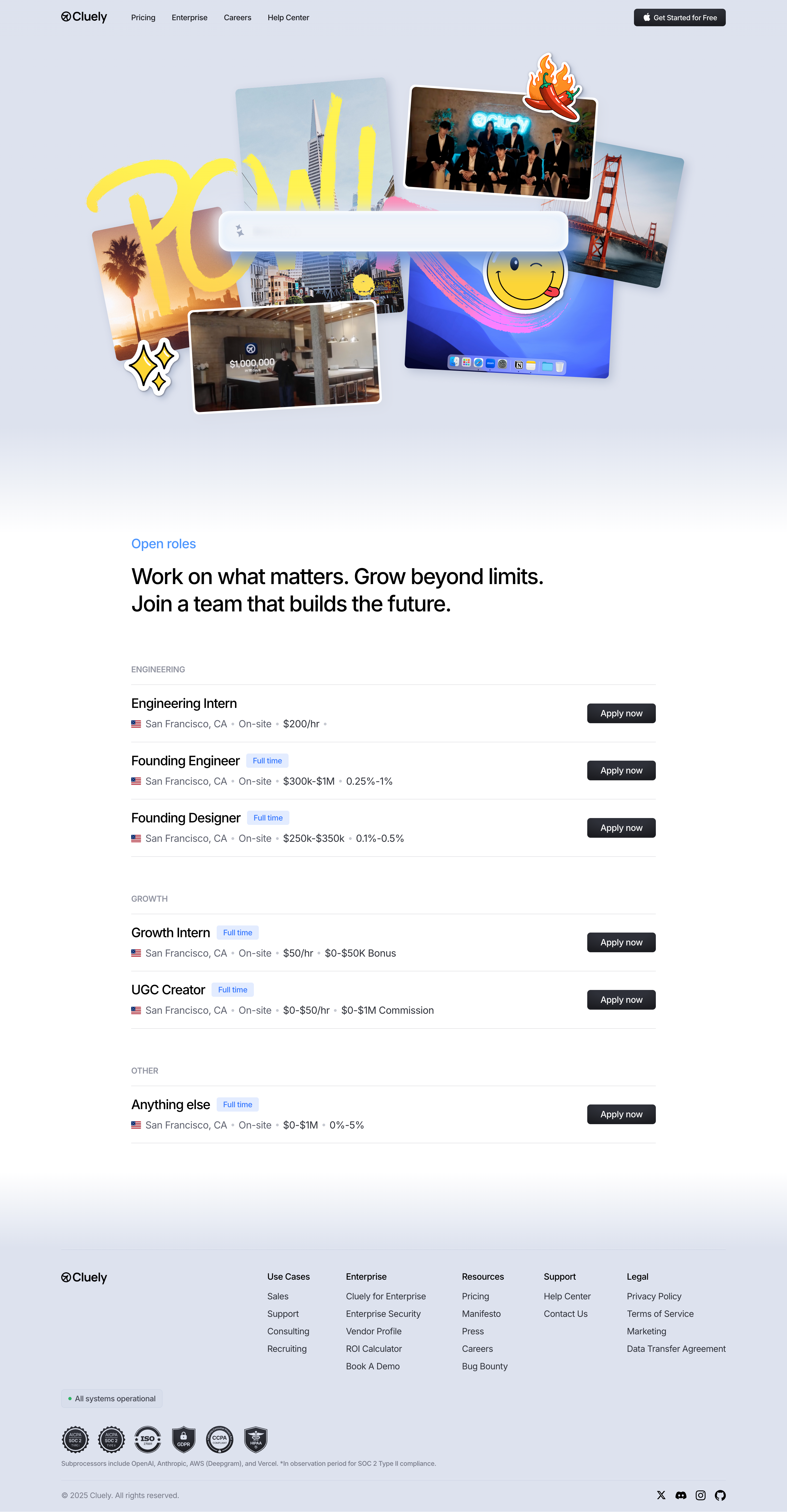 Cluely Careers Page