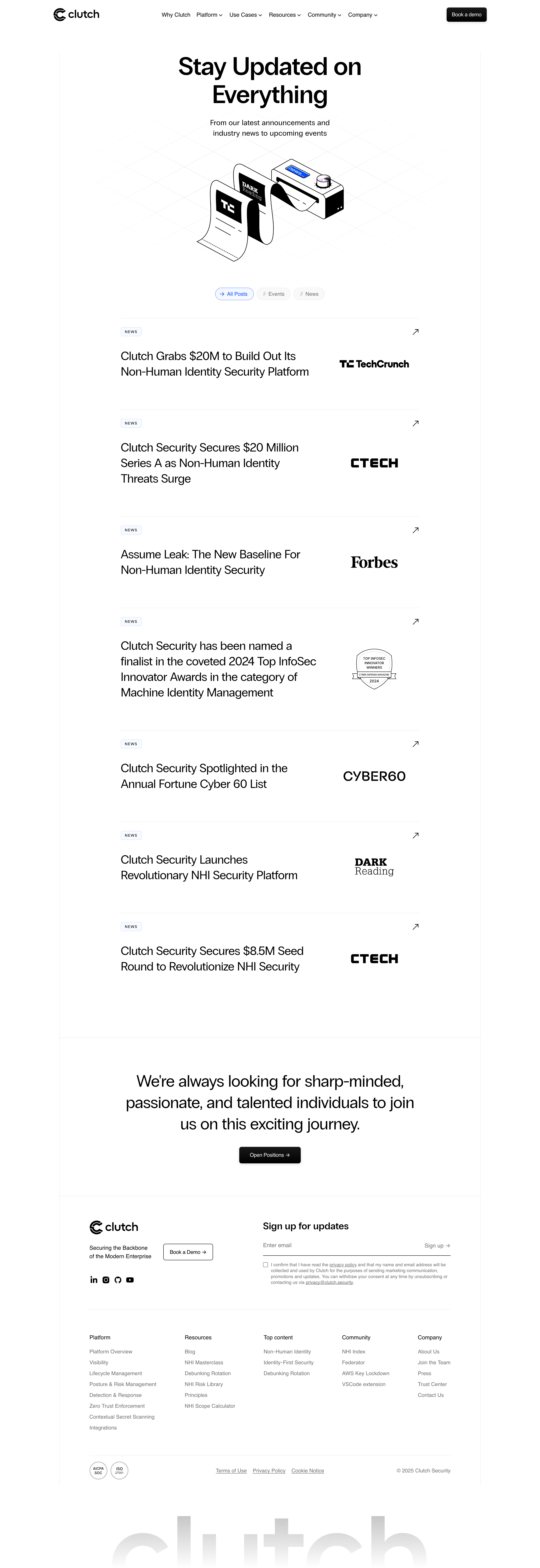 Clutch Press Page