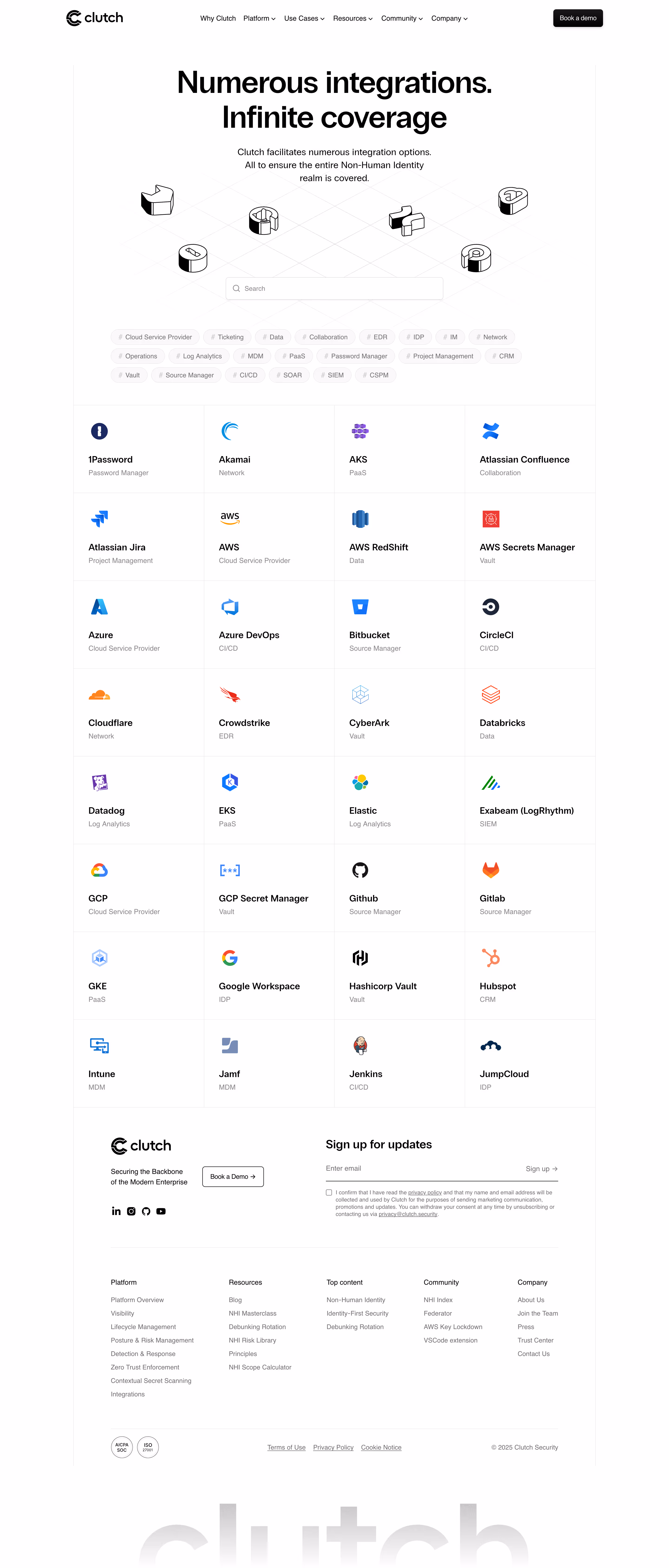 Clutch Integrations Library