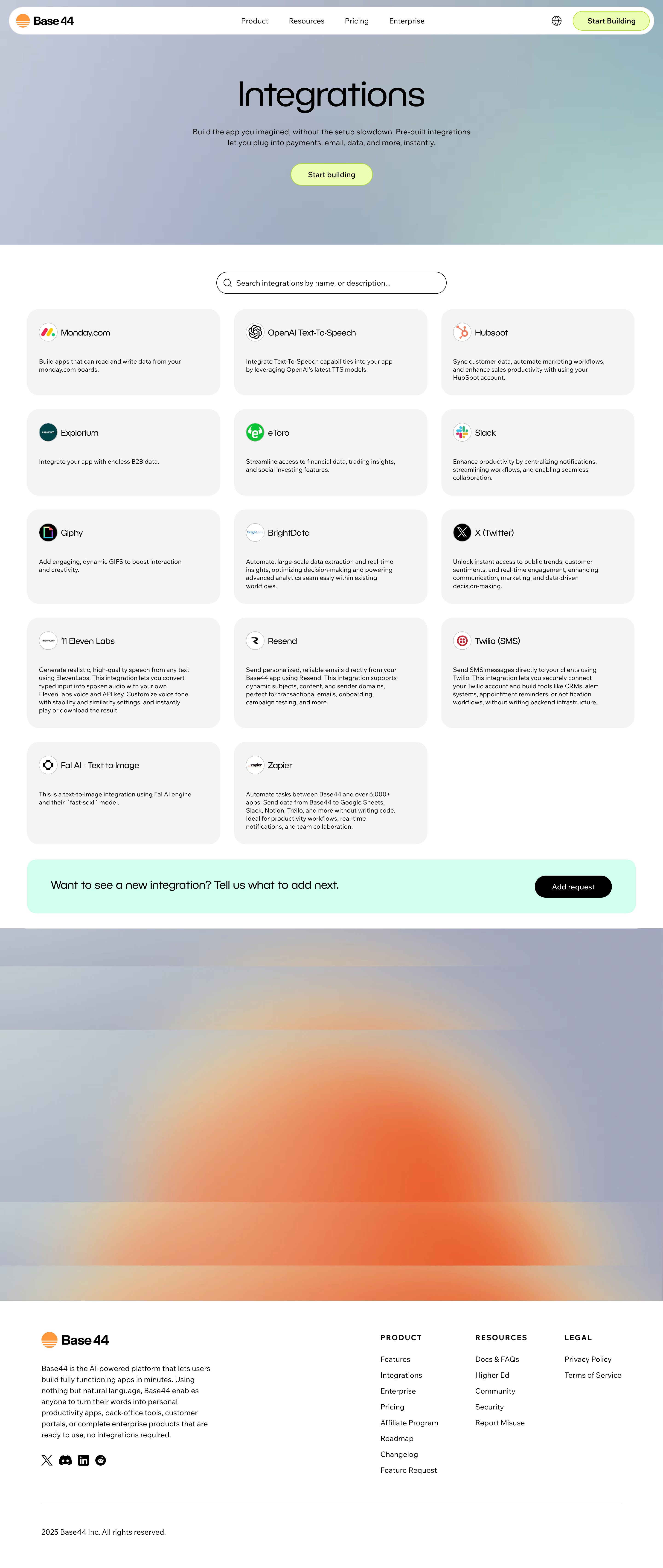 Base44 Integrations Library