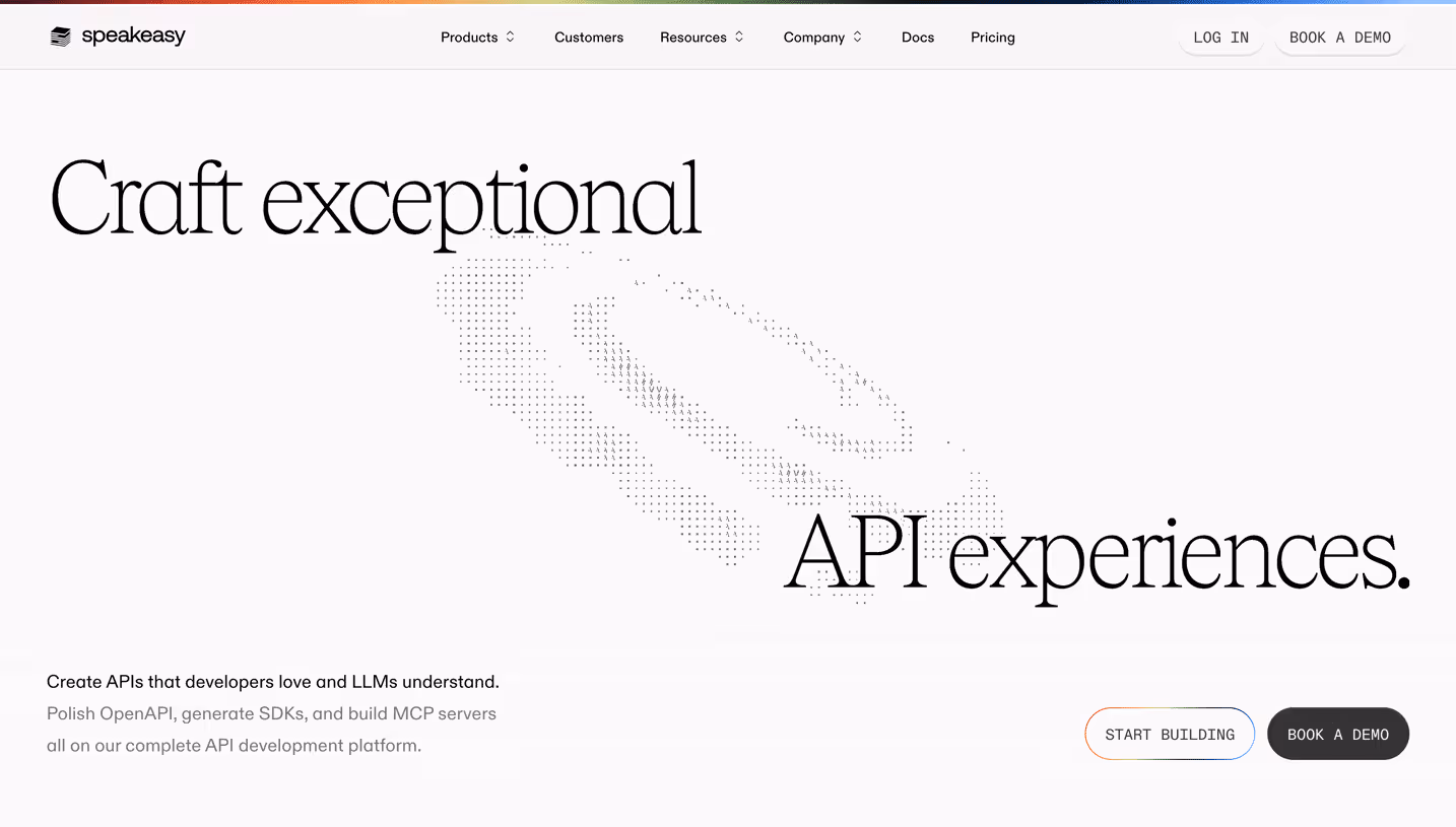 Speakeasy Landing Page