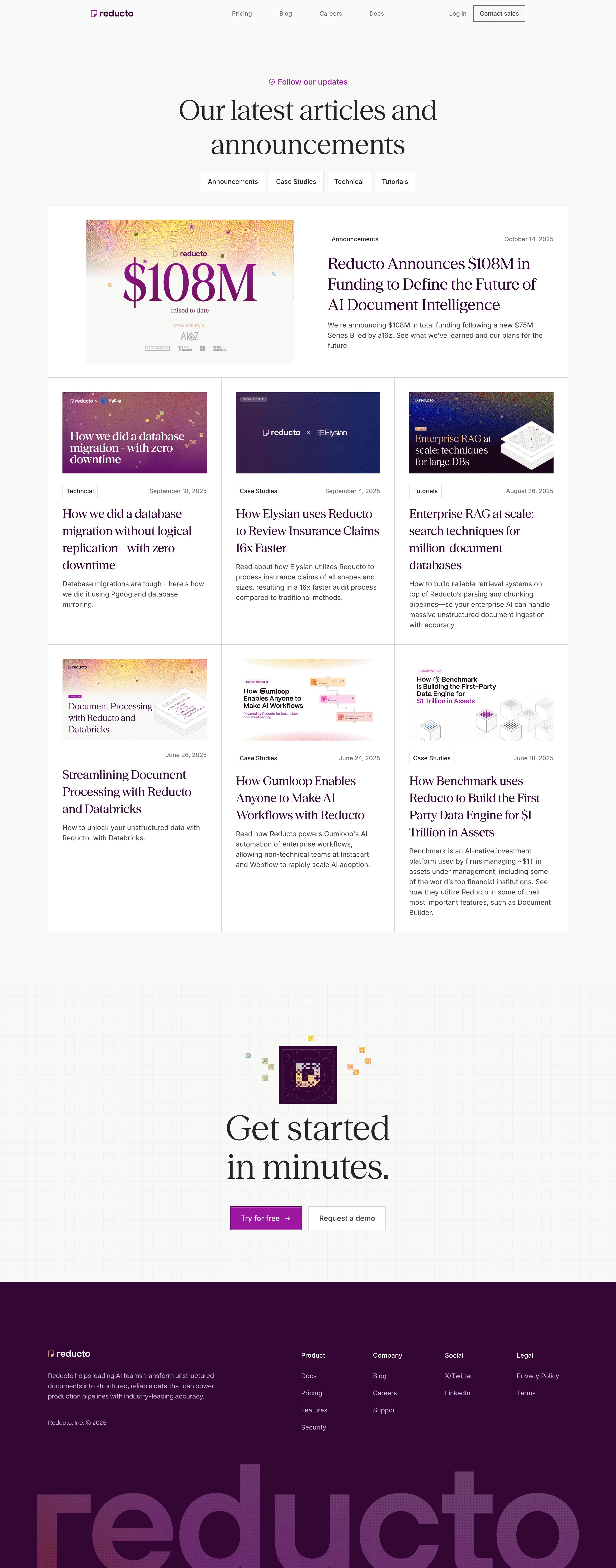 Reducto Blog Feed