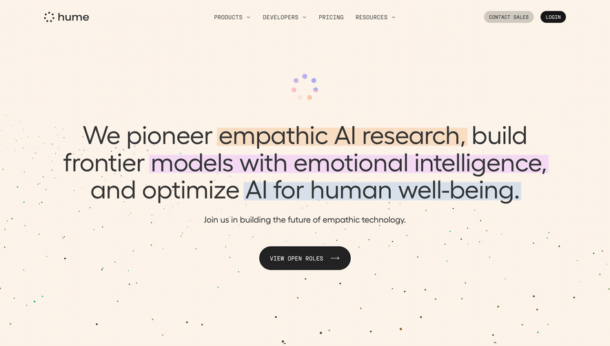 Hume AI Careers Page