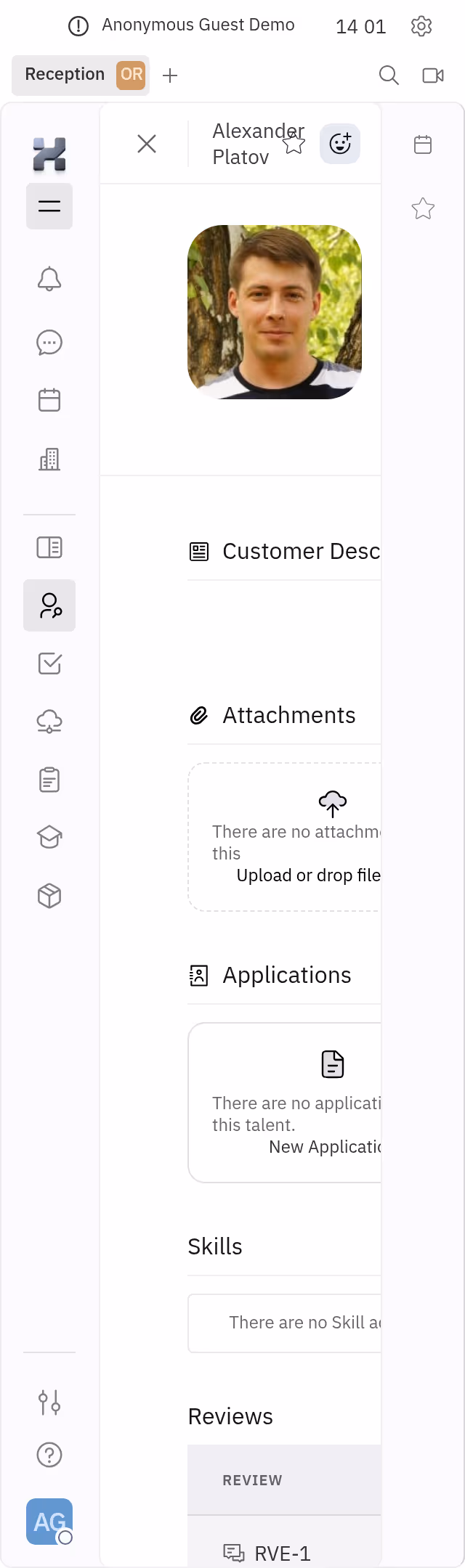 Huly Profile Details