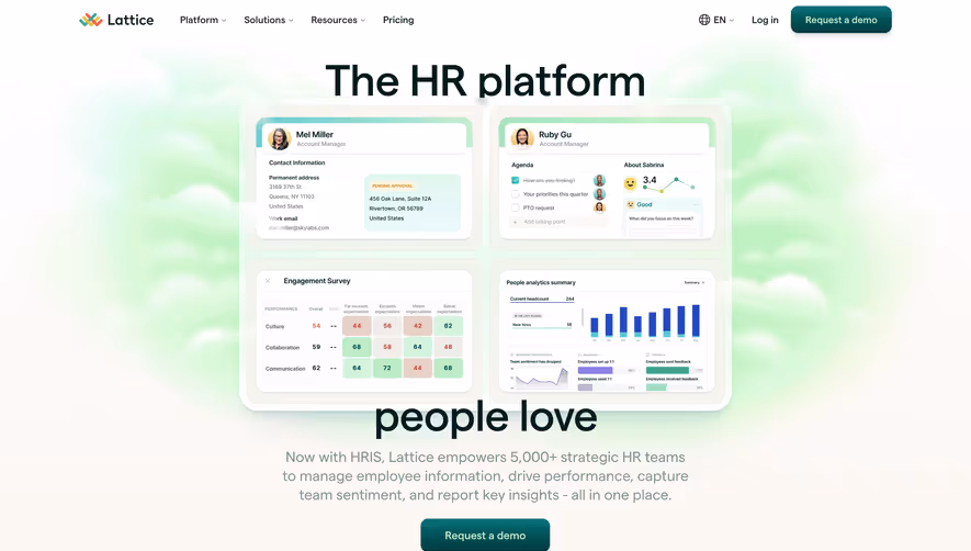 Lattice Landing Page