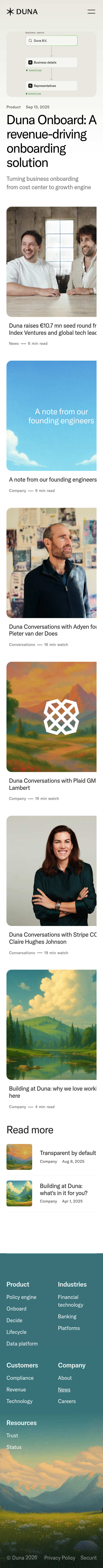 Duna Blog Feed