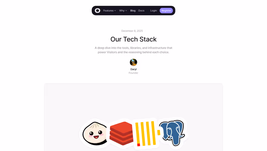 Visitors Blog Template
