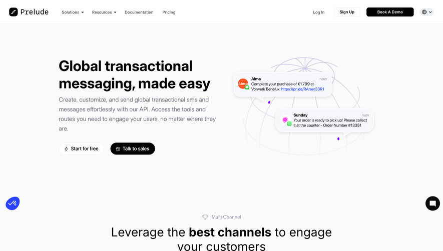 Prelude Features Page