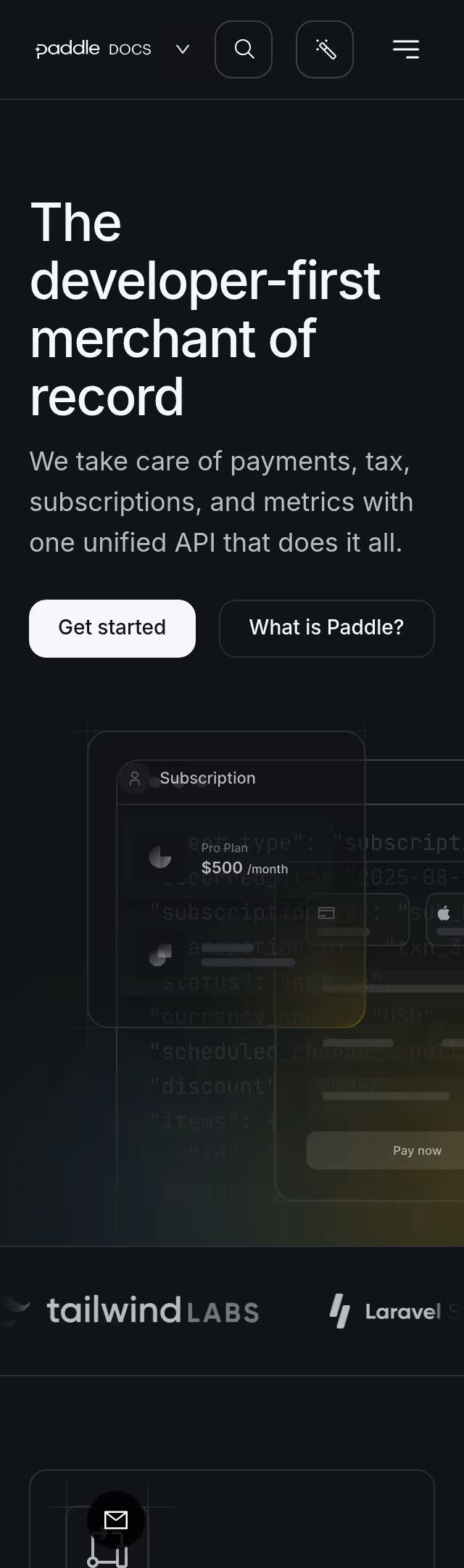 Paddle Documentation