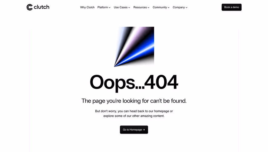 Clutch 404 Page