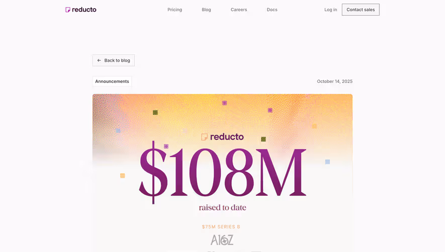 Reducto Blog Template