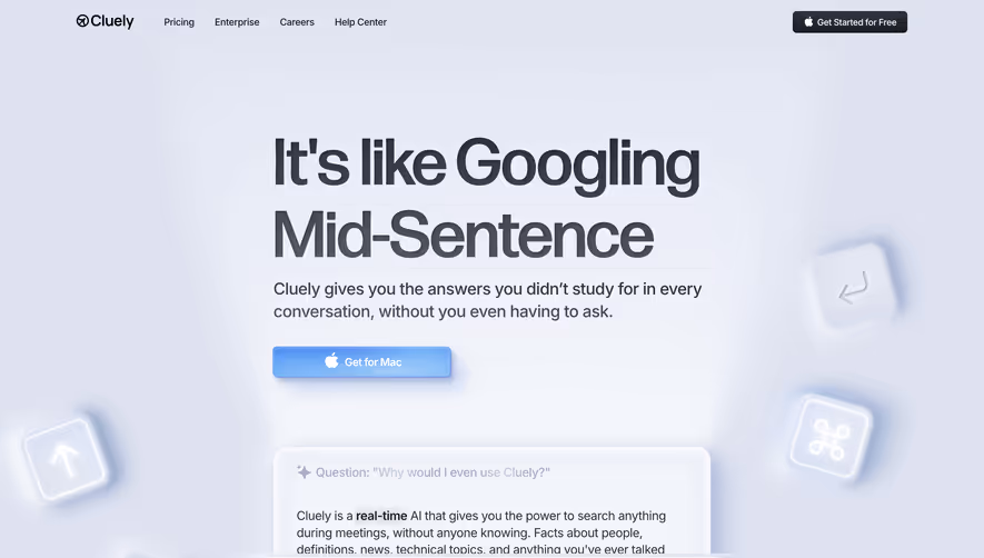 Cluely Landing Page