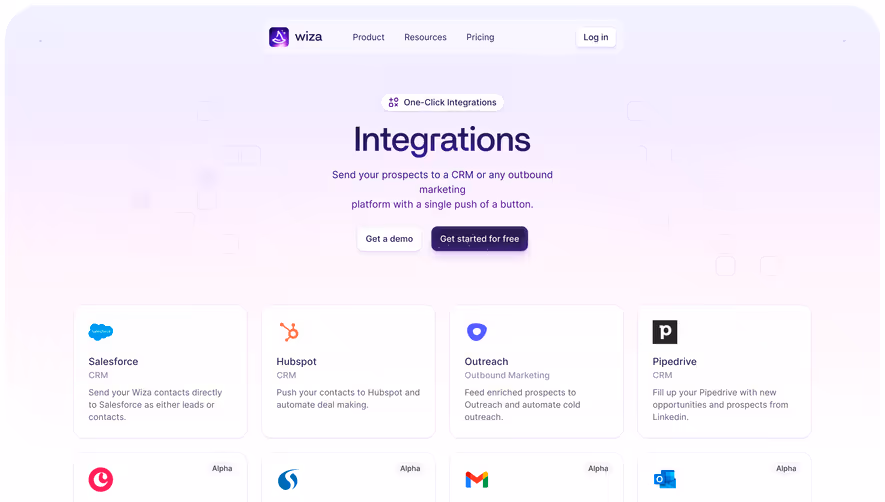 Wiza Integrations Library