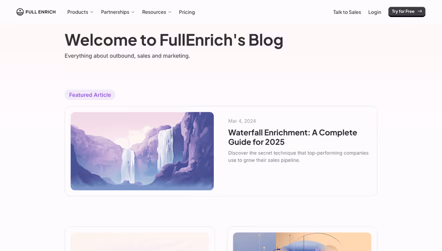 FullEnrich Blog Feed