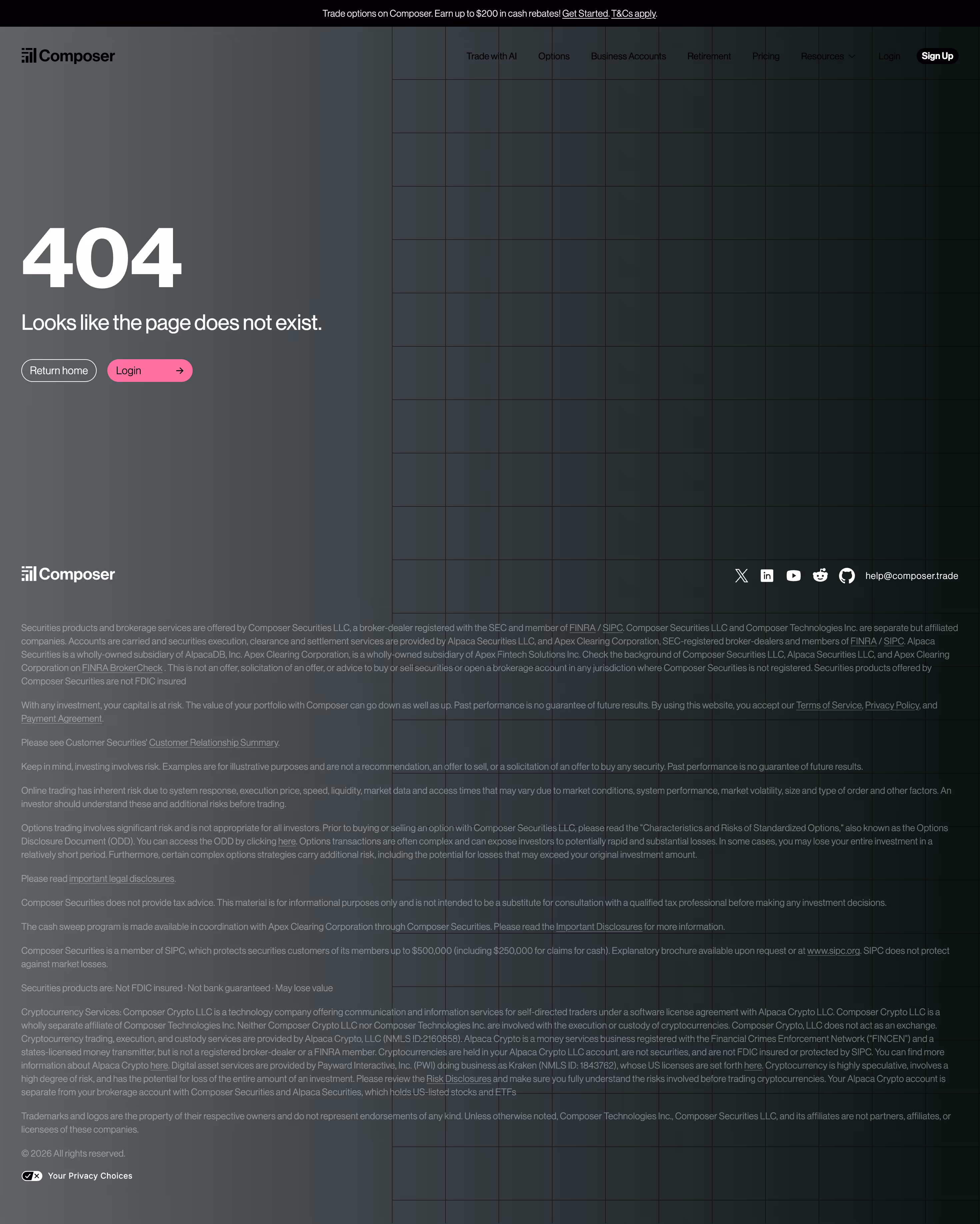 Composer 404 Page