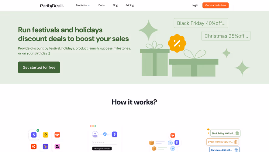 ParityDeals Features Page