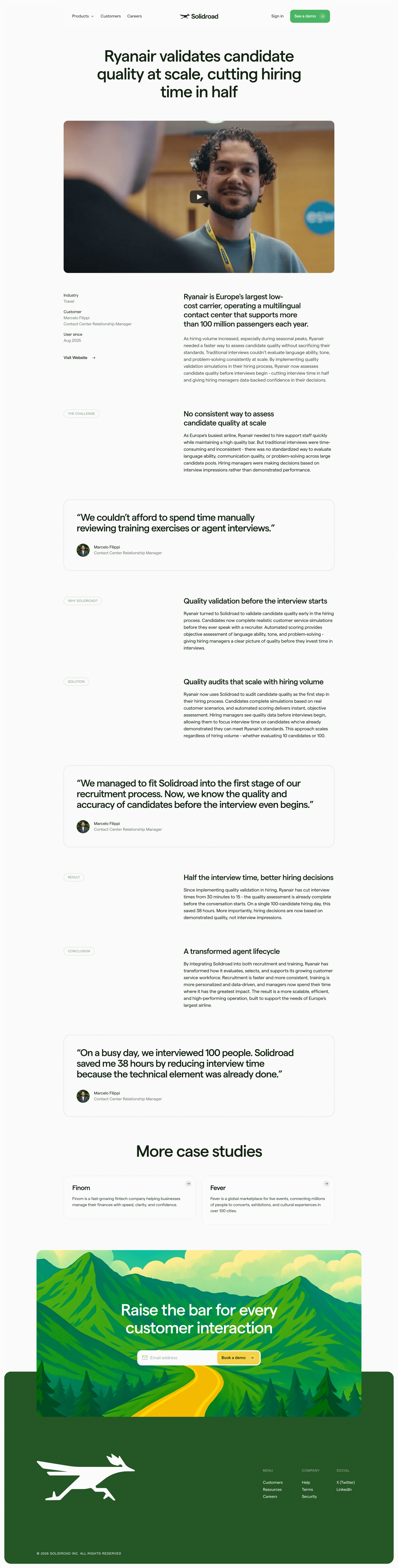 Solidroad Customers Page