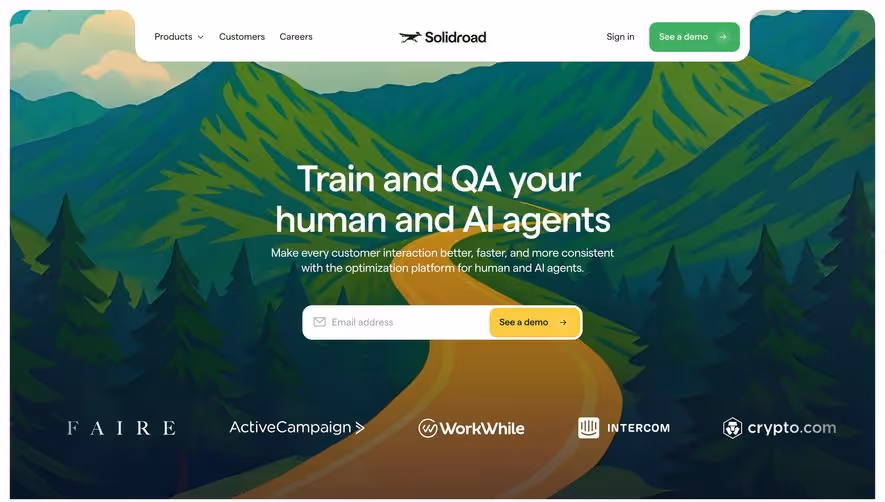Solidroad Landing Page