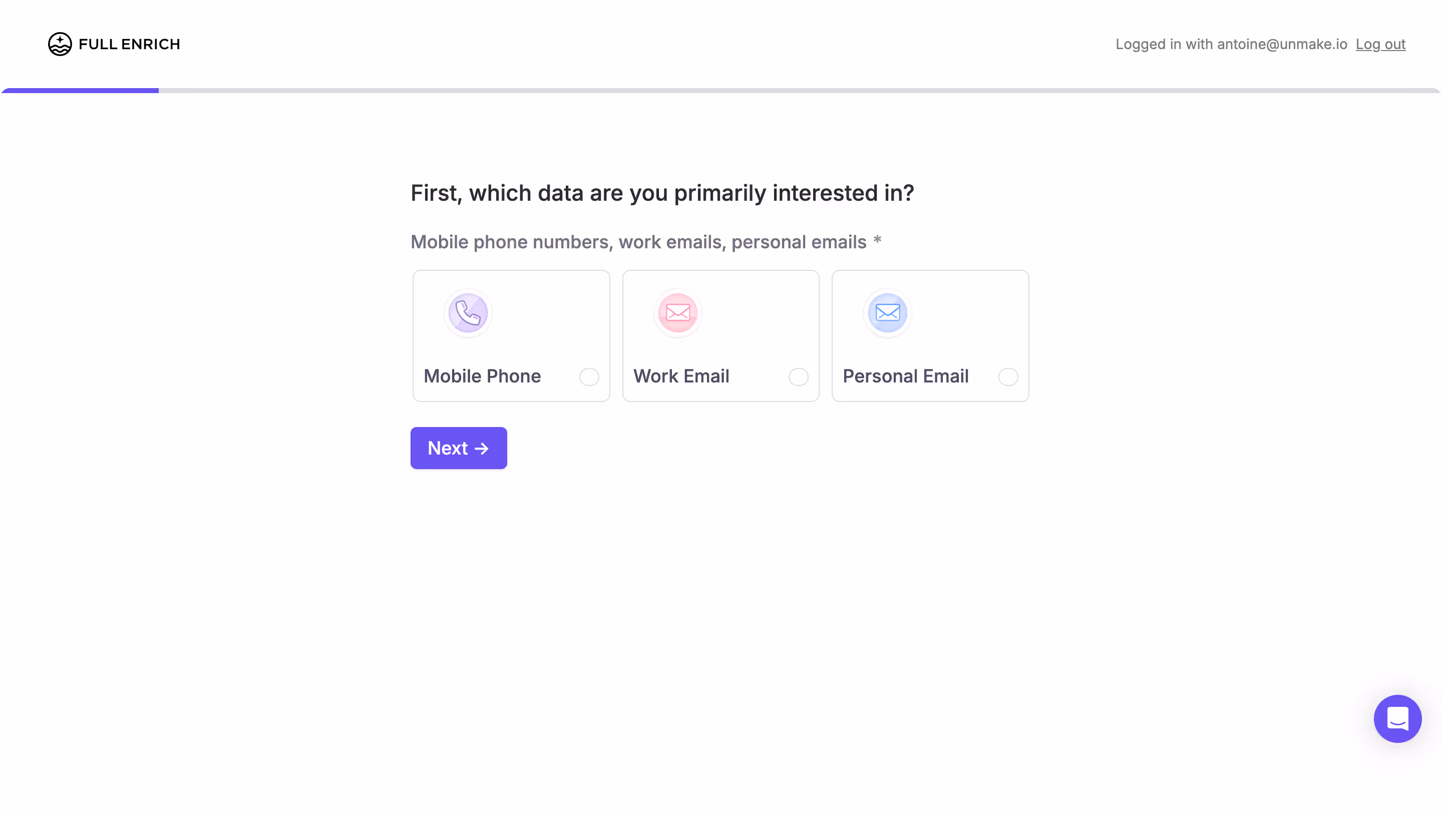 FullEnrich User Onboarding
