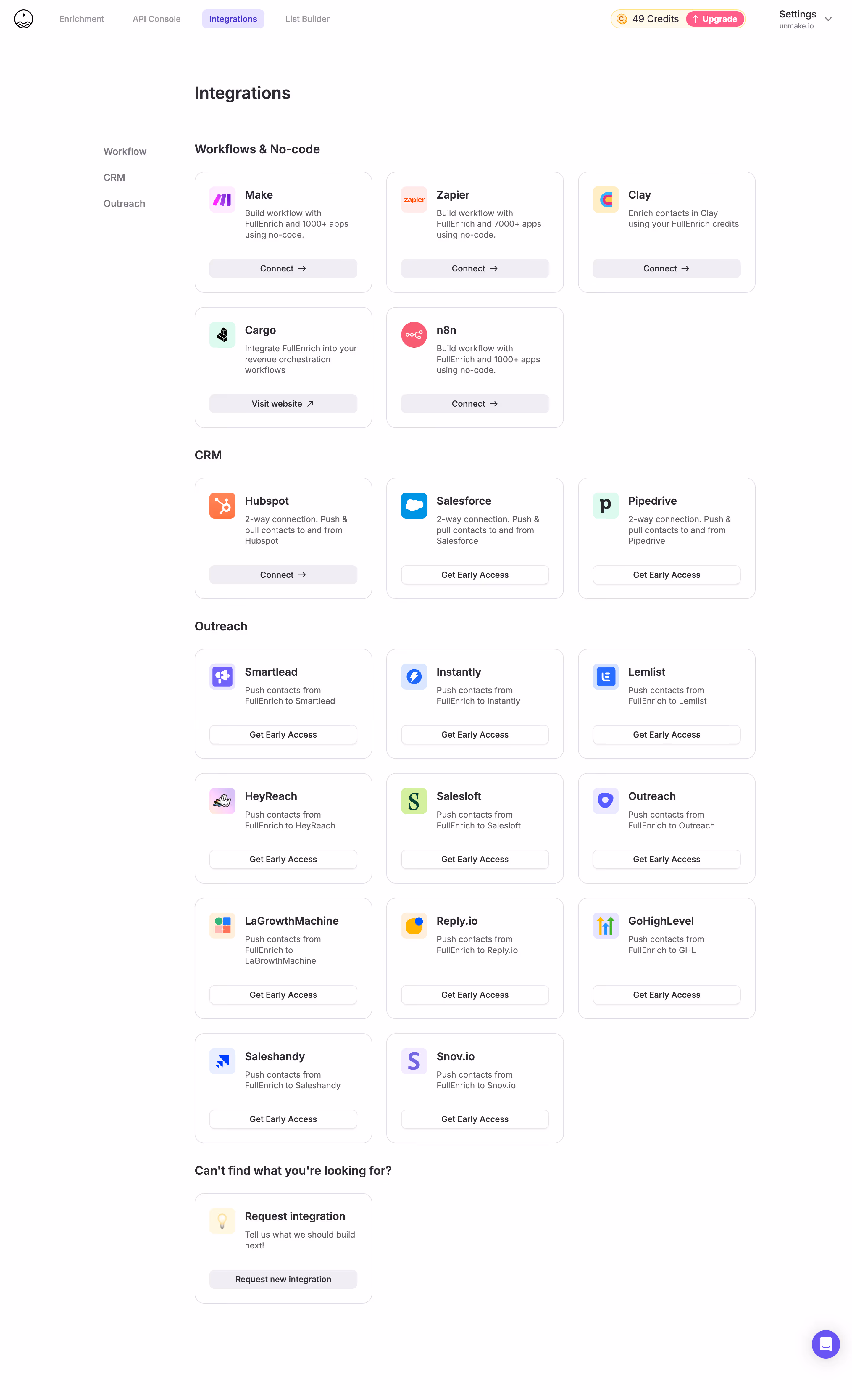 FullEnrich Integrations Library