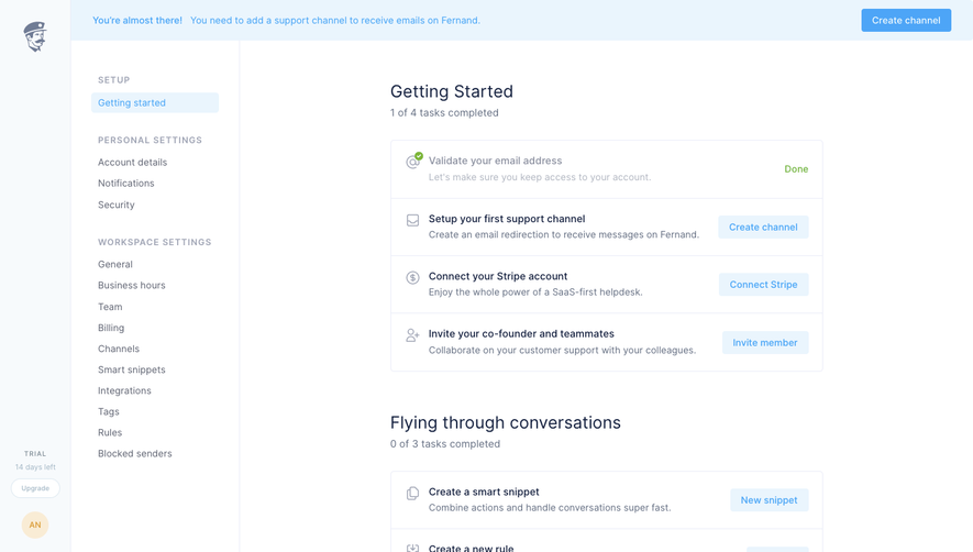 Fernand Email verified
