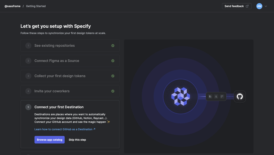 Specify User Onboarding