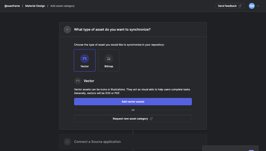 Specify Select asset type