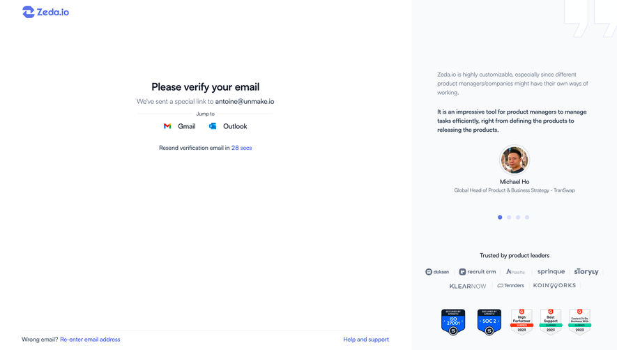 Zeda.io Verification