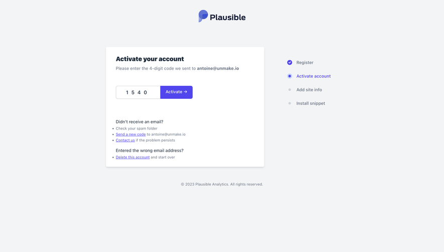 Plausible Analytics Verification