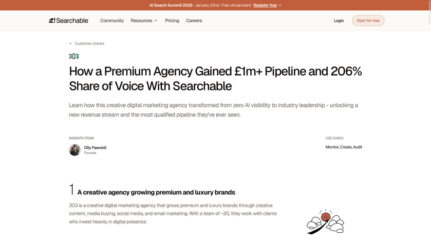 Searchable Customers Page