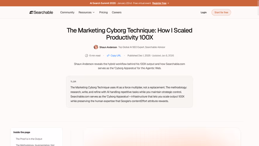 Searchable Blog Template
