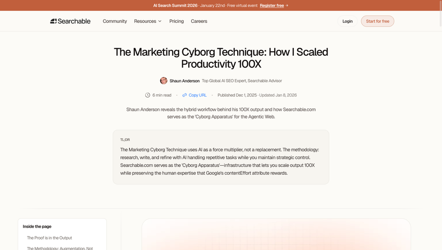 Searchable Blog Template