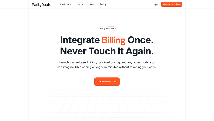 ParityDeals Landing Page