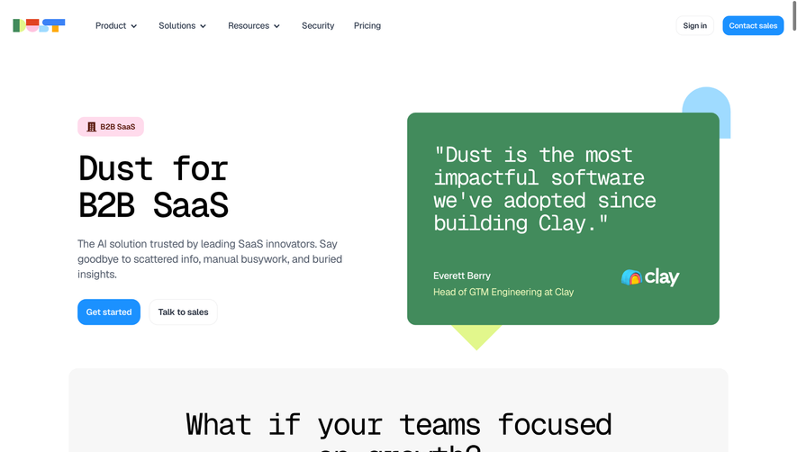 Dust Use Cases