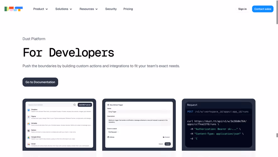 Dust Developers Page