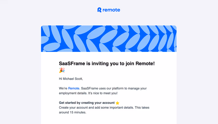 Remote Invitation Emails