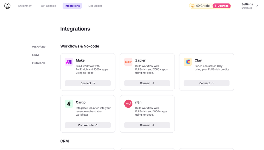 FullEnrich Integrations Library