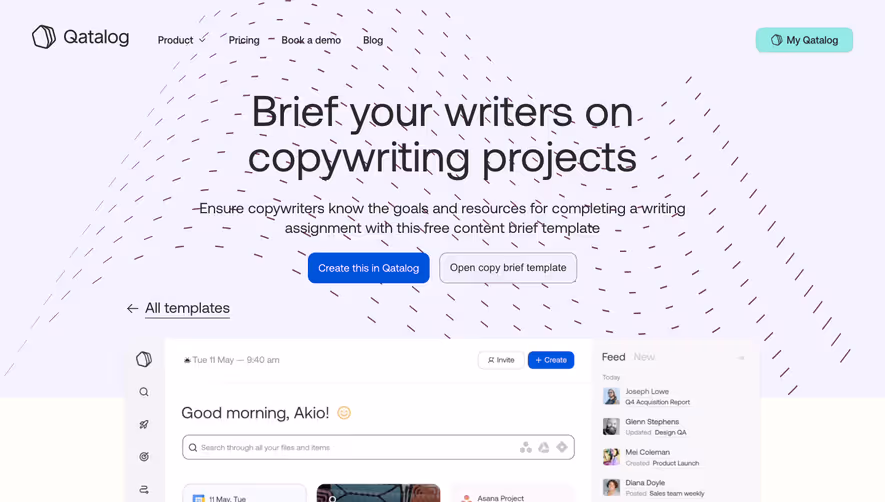 Qatalog Template Item