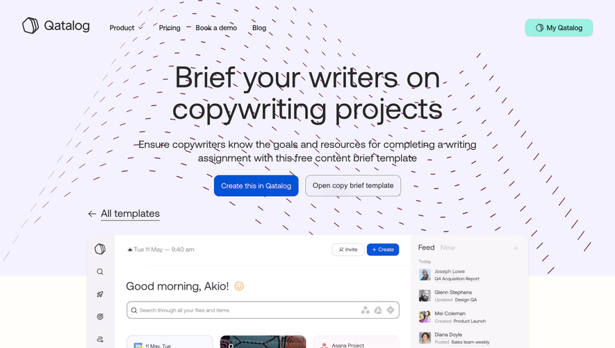 Qatalog Template Item